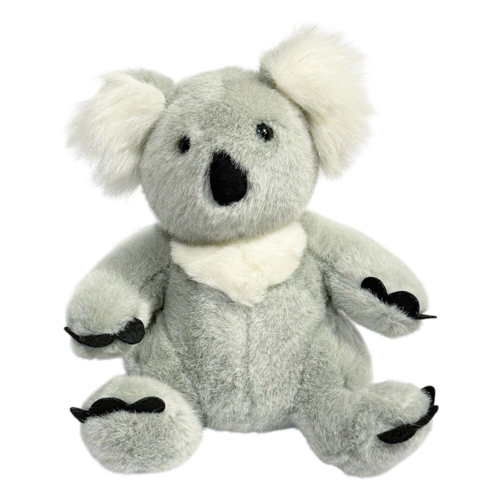 Build a Bear Plush Koala Bear Gray White Soft Toy Standing at 16” Plush